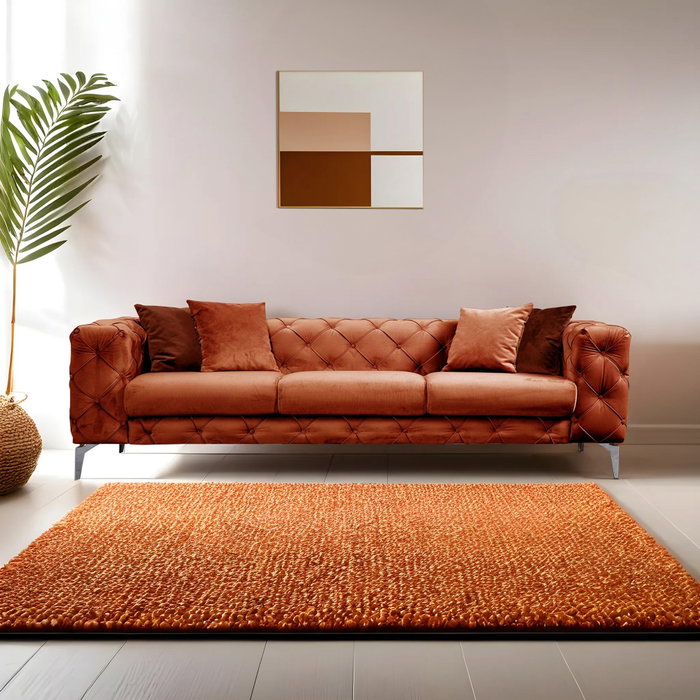 Atelier Del Sofa Como - Sofá de 3 Plazas Naranja